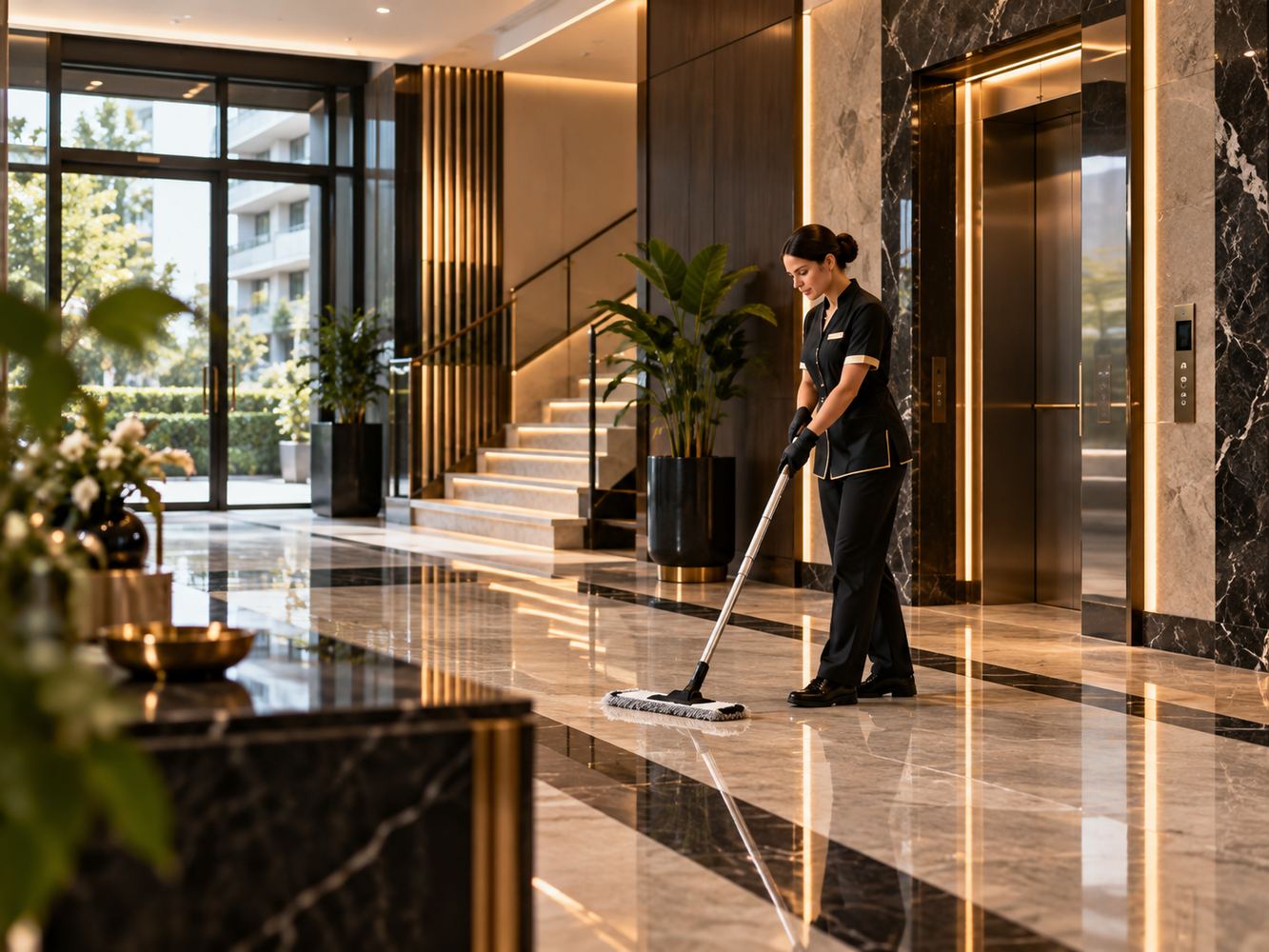 Apartman ve site temizliği